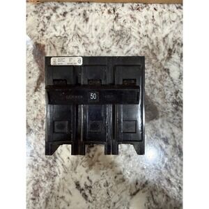 Eaton BAB3050H‎ Type BA 50 Amp 240V 3-Pole Circuit Breaker NEW